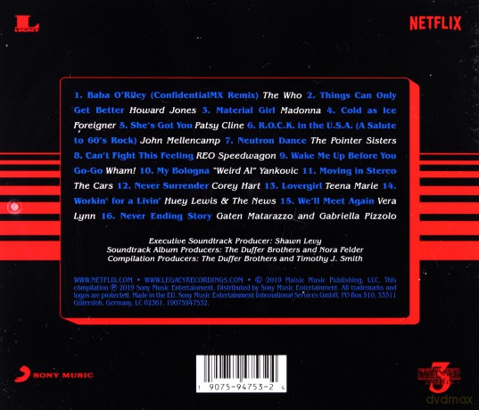 Stranger Things Season 3 soundtrack [CD]