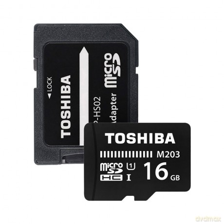 Toshiba karta pamięci microSD (16 GB | UHS-I | U1) + adapter