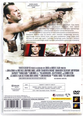 Szklana pułapka 3 (polski lektor) [DVD]