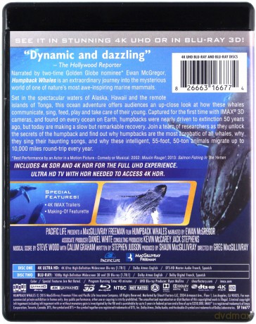 Humpback Whales [Blu-Ray 4K]+[Blu-Ray 3D]