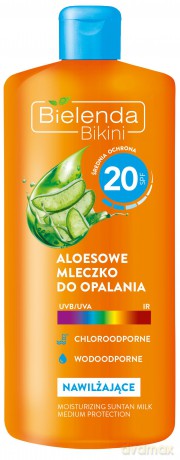 Bielenda Bikini Mleczko aloesowe do opalania SPF 20 200 ml