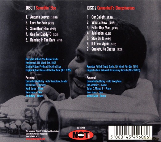 Cannonball Adderley: Somethin' Else [2CD]