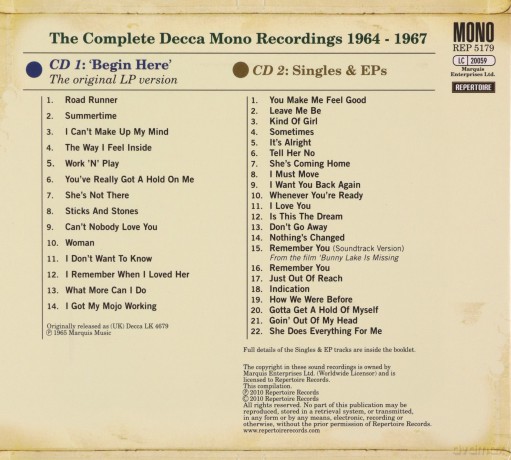 Zombies: Begin Here (Decca Recordings 1964-1967) [2CD]