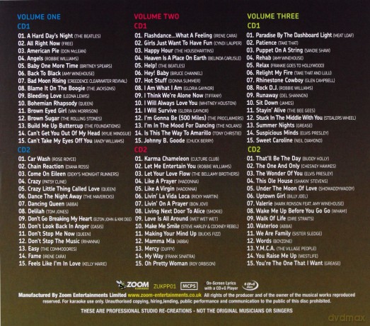 Zoom Karaoke: The Ultimate Karaoke Party Pack [6CD]
