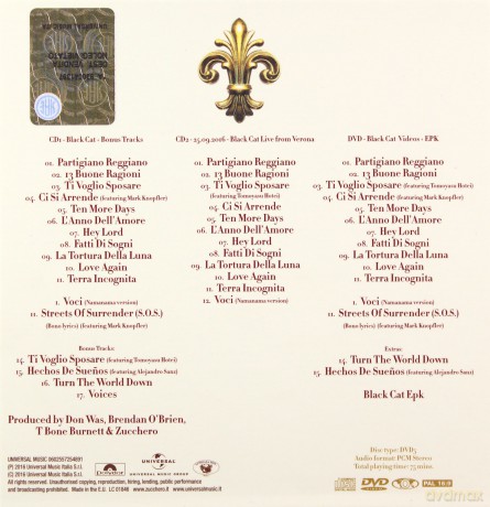 Zucchero: Black Cat (Deluxe) [3CD]+[DVD]