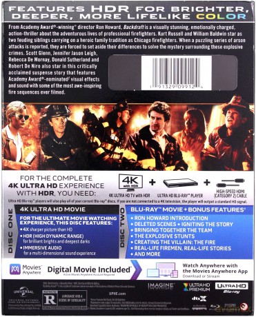 Backdraft (Ognisty podmuch) [Blu-Ray 4K]+[Blu-Ray]