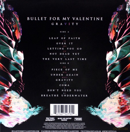 Bullet For My Valentine: Gravity (Blue/Clear/Black) [Winyl]