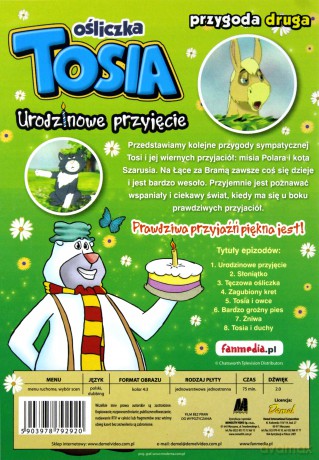 Ośliczka Tosia - Urodzinowe przyjęcie [DVD]