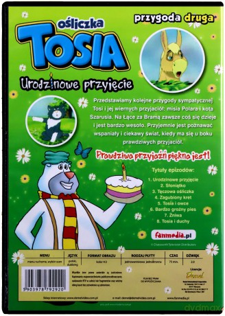 Ośliczka Tosia - Urodzinowe przyjęcie [DVD]