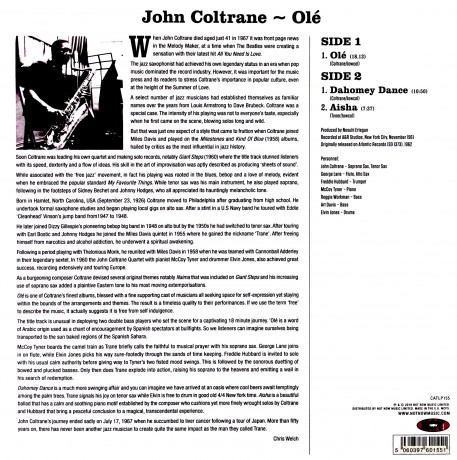 John Coltrane: Ole Coltrane [Winyl]