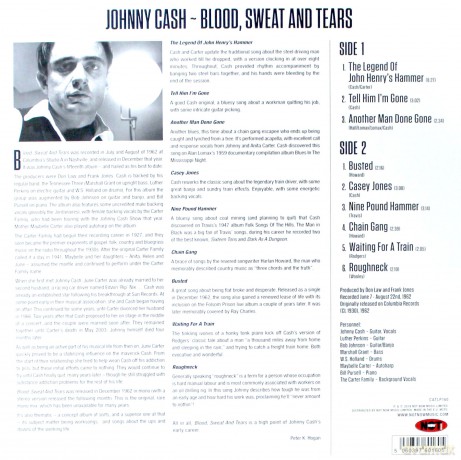 Johnny Cash: Blood. Sweat And Tears [Winyl]