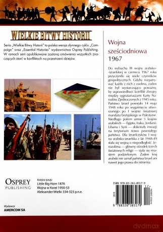 Wielkie Bitwy Historii 12: Wojna sześciodniowa 1967 [książka]+[DVD]