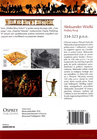 Wielkie Bitwy Historii 15: Aleksander Wielki 334-323 p.n.e. Podbój Persji [książka]+[DVD]