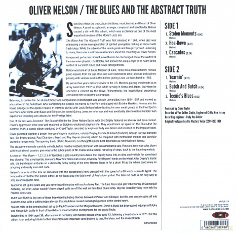 Oliver Nelson: The Blues And The Abstract Truth [Winyl]