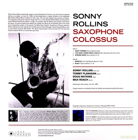 Sonny Rollins: Saxophone Colossus (Deluxe) [Winyl]