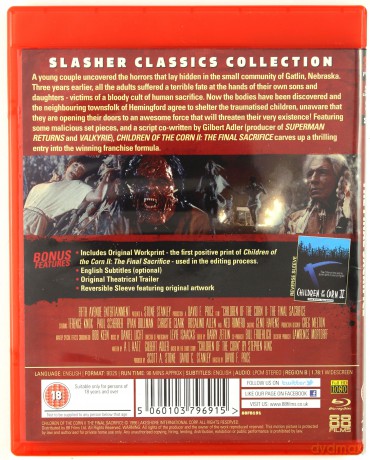 Children of the Corn II: The Final Sacrifice (Dzieci kukurydzy 2: Ostateczne poświęcenie) [Blu-Ray]