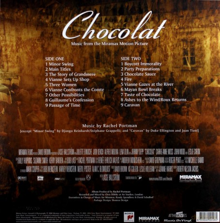 Chocolat soundtrack (Czekolada) [Winyl]