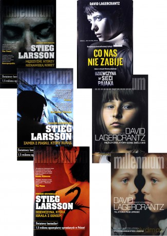 Millennium (Tom 1-6) - Stieg Larsson, David Lagercrantz [6xKSIĄŻKA]