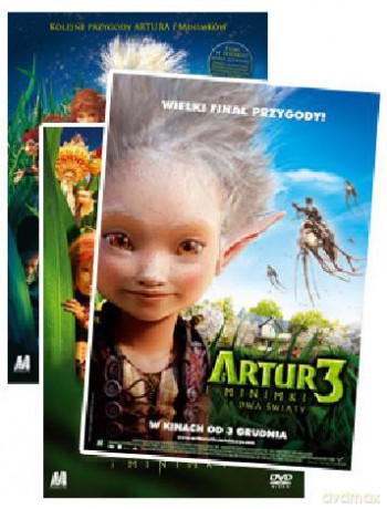Artur i Minimki: Artur i Minimki/Artur i zemsta Maltazara/Artur i Minimki 3: Dwa Światy BOX [3DVD]