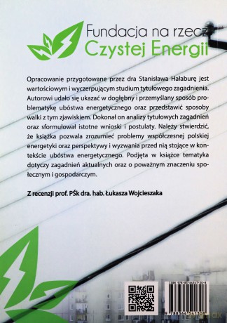 Efektywność energetyczna a ubóstwo energetyczne - Stanisław Hałabura [KSIĄŻKA]