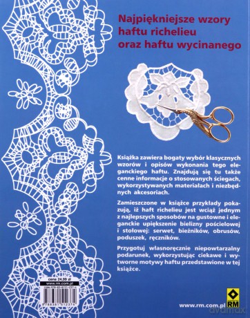 Haft Richelieu i inne hafty ażurowe - Di Fidio G. Cristianini, Bellini W, Strabello [KSIĄŻKA]