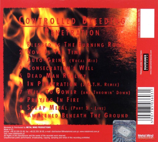 Controlled Bleeding: Penetration (Remastered) (Digipack) [CD]
