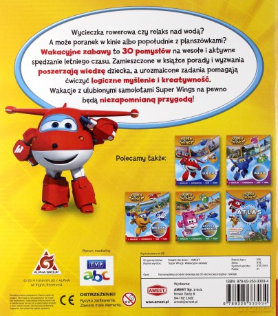 Super Wings. Wakacyjne zabawy [KSIĄŻKA]