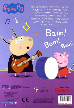 Świnka Peppa. Naklejaj raz po raz. zabawa w teatr [KSIĄŻKA]
