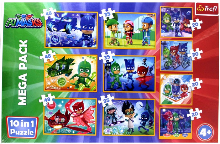 TREFL 10w1 Dzielni Pidżamersi [PUZZLE]