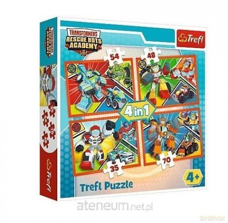 TREFL 4w1 Akademia Transformersów [PUZZLE]