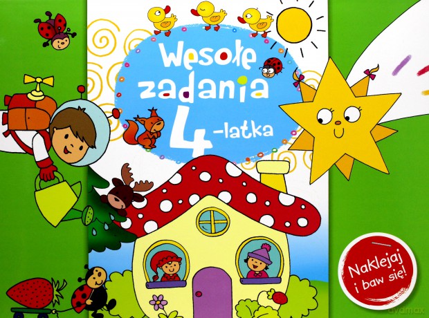 Wesołe zadania 4-latka - Elżbieta Lekan, Joanna Myjak [KSIĄŻKA]