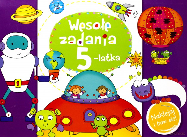 Wesołe zadania 5-latka - Elżbieta Lekan [KSIĄŻKA]