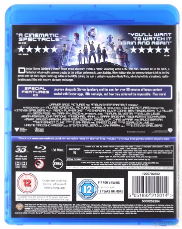 Ready Player One [Blu-Ray 3D]+[Blu-Ray]