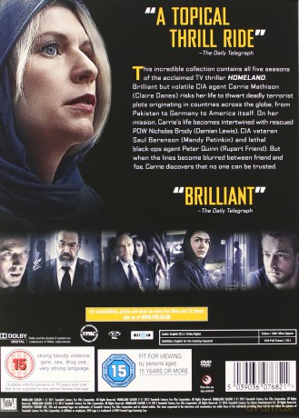 Homeland Season 1-5 [BOX] [20DVD]