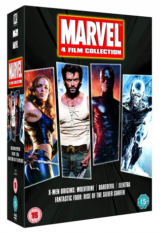 Marvel Collection: X-Men Origins: Wolverine / Daredevil / Elektra / Fantastic Four: Rise of the Silver Surfer (X-Men geneza: Wolverine / Daredevil / Elektra / Fantastyczna Czwórka: Narodziny Srebrnego Surfera) [BOX] [4DVD]