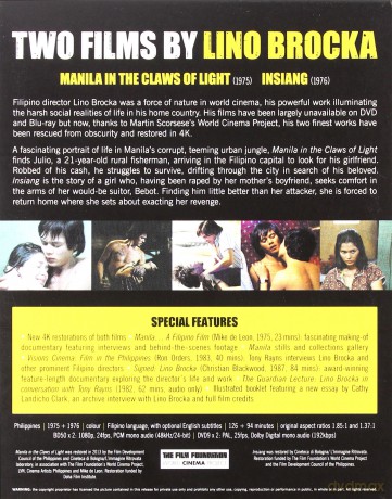 Manila in the Claws of Light / Insiang [2xBlu-Ray]+[2DVD]