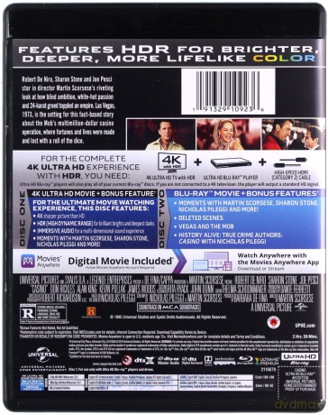Casino (Kasyno) [Blu-Ray 4K]+[Blu-Ray]