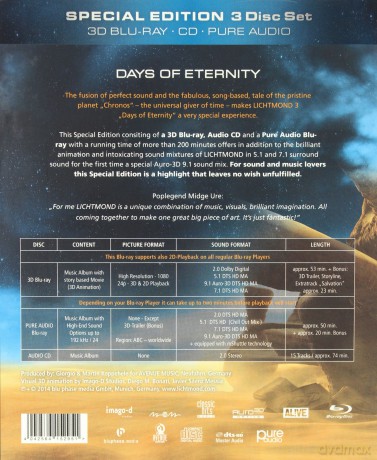 Lichtmond 3: Days of Eternity 3D [Blu-Ray 3D]+[Blu-Ray]+[CD]