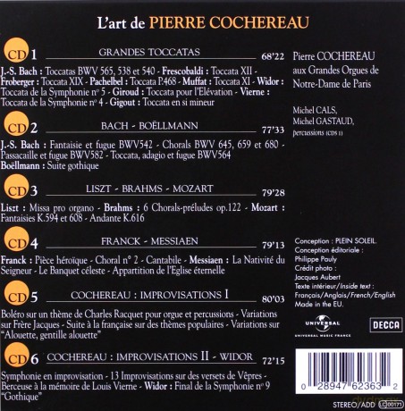 Pierre Cochereau: L'Art De [6CD]