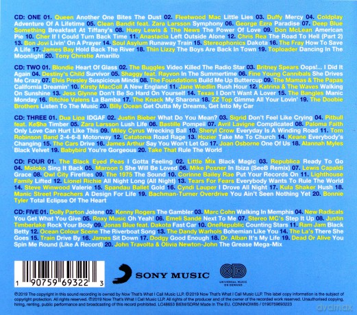 Now 100 Hits - Car Songs [5CD]