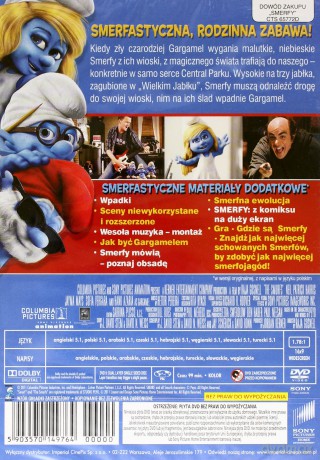 Smerfy film pełnometrażowy [DVD]
