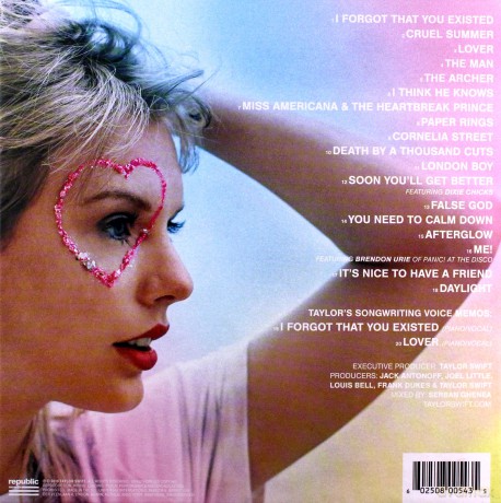 Taylor Swift: Lover (Deluxe Limited Boxset) [CD]+[Torba]+[Gadżety]