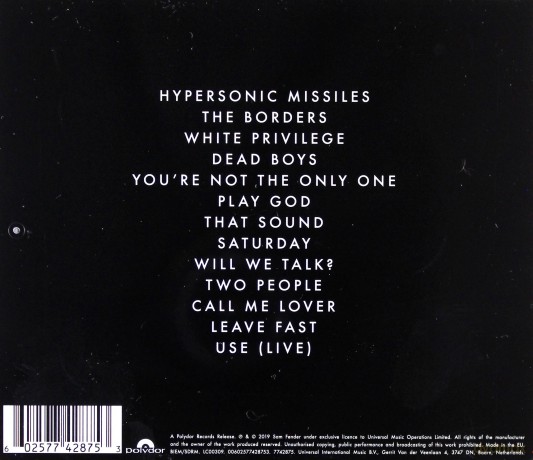 Sam Fender: Hypersonic Missiles [CD]