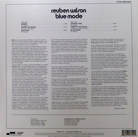 Reuben Wilson: Blue Mode [Winyl]