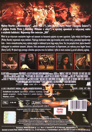 Immortals. Bogowie i herosi [DVD]