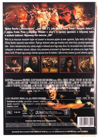 Immortals. Bogowie i herosi [DVD]