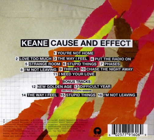 Keane: Cause And Effect (Deluxe) [CD]