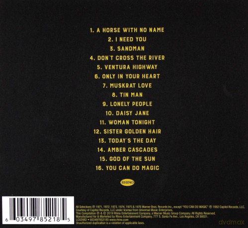 America: America 50: Golden Hits [CD]