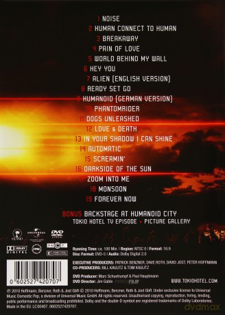 Tokio Hotel: Humanoid City Live [DVD]