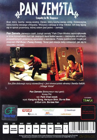 Pan Zemsta [DVD]